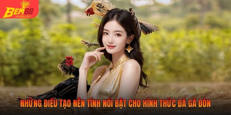 Những điều tạo nên tính nổi bật cho hình thức đá gà đòn