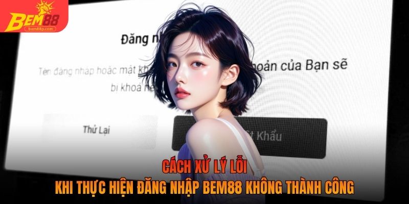Cách xử lý lỗi khi thực hiện đăng nhập BEM88 không thành công