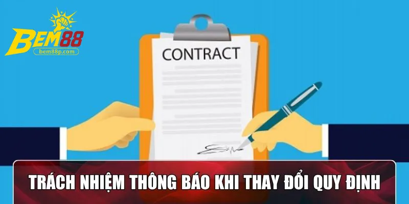 Quyền thay đổi và cập nhật điều khoản điền kiện Bem88