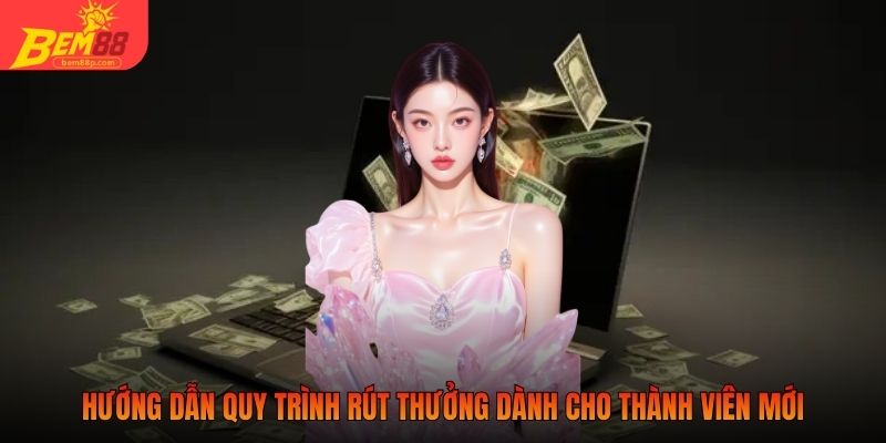 Hướng dẫn quy trình rút thưởng dành cho thành viên mới
