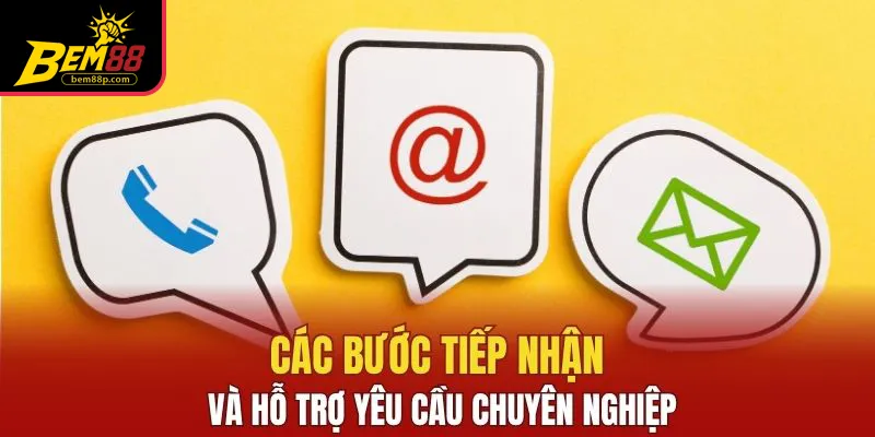 uy trình tiếp nhận và xử lý yêu cầu tại Bem88